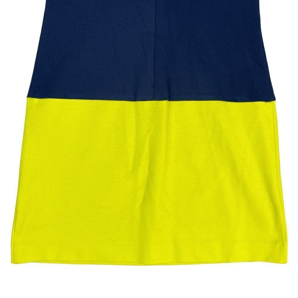 Trina Turk Dress Womens 2 Retro Mod Colorblock Keyhole Ponte Shift Business - Picture 5 of 7